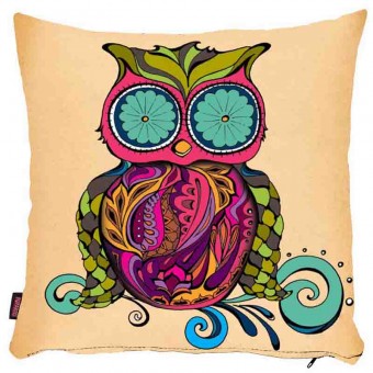 Baykuş Yastık Kılıfı-53